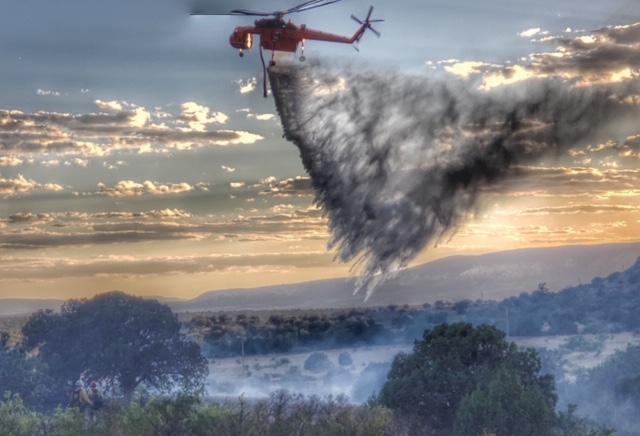 Heli H2o drop